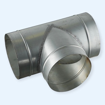 Тройник оцинкованный 80 Ц